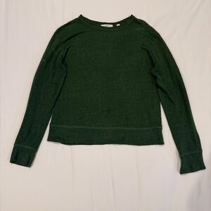 Vince Dark Green Long Sleeve Sweater